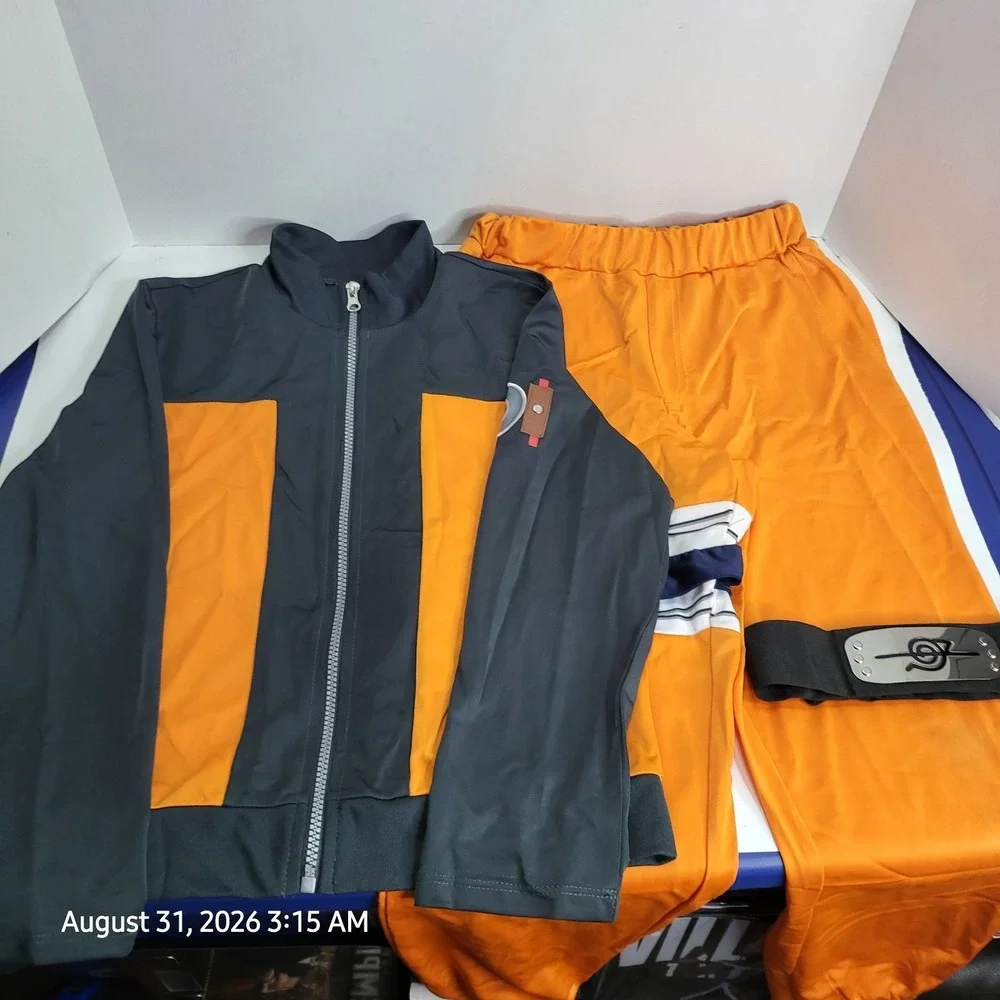 Naruto Shippuden Child Youth L 12-14 Spirit Halloween Costume Cosplay Complete